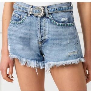 Liu Jo Texan Denim Shorts